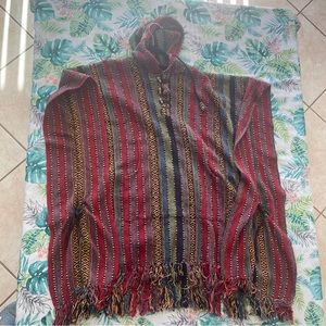 Kathmandu imports Adult Unisex Nepal Poncho Handmade